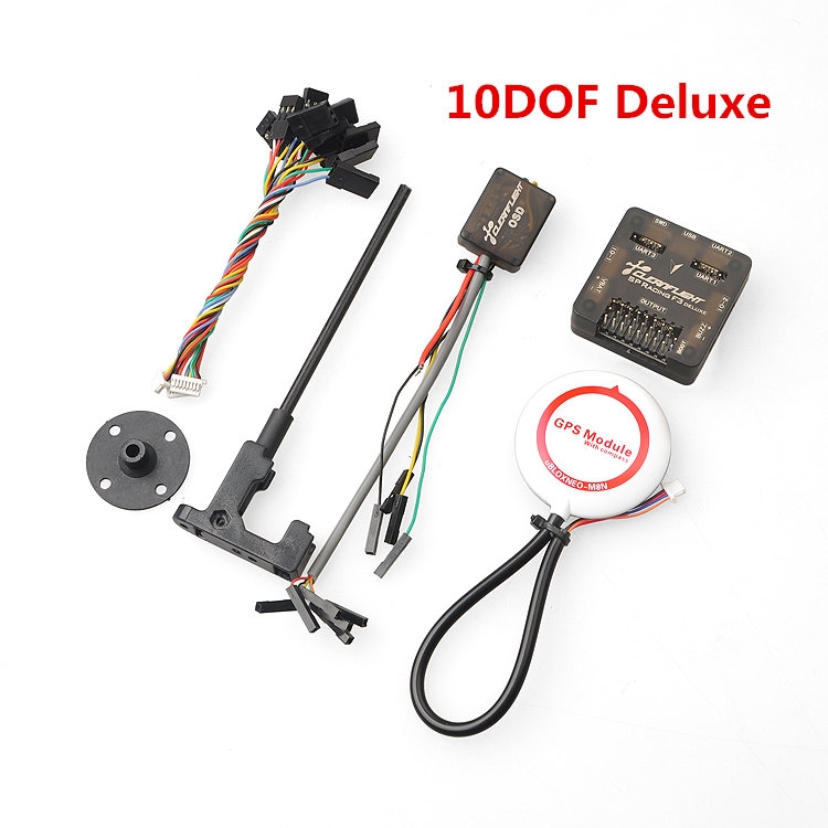 Racing F3 Flight Controller 10DOF Deluxe Version w/ HM-GPMS M8N GPS CF OSD For QAV250 Multirotor