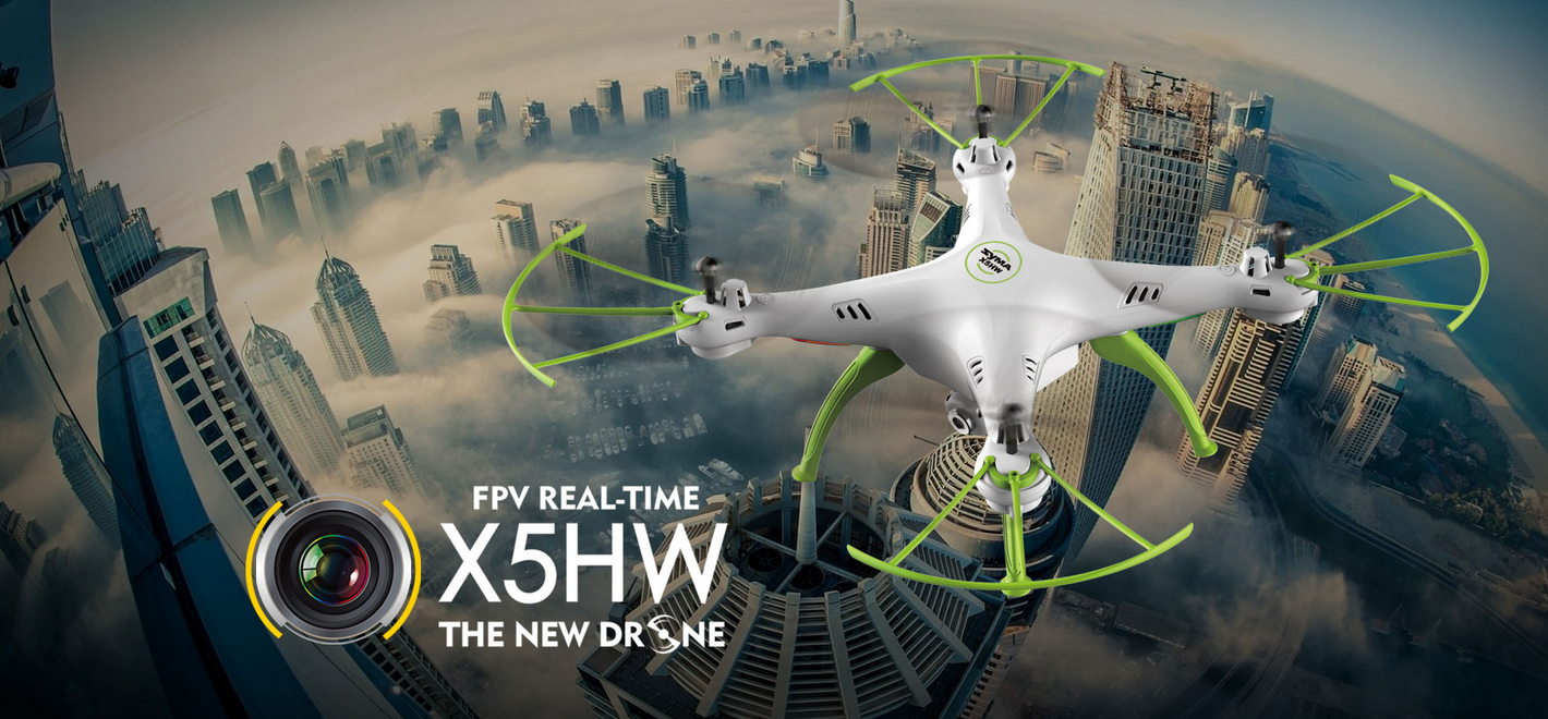 Syma X5HW WIFI FPV With 0.3MP HD Camera 2.4G 4CH 6Axis RC Quadcopter RTF