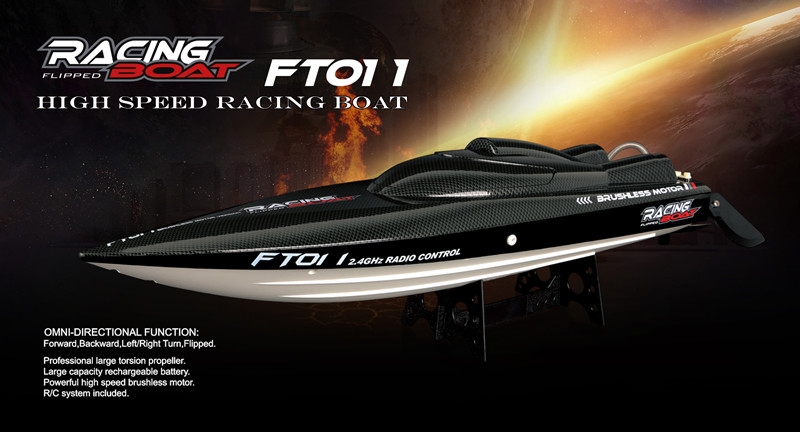 Feilun FT011 65CM 2.4G Brushless RC Boat High Speed Racing Boat With Water Cooling System