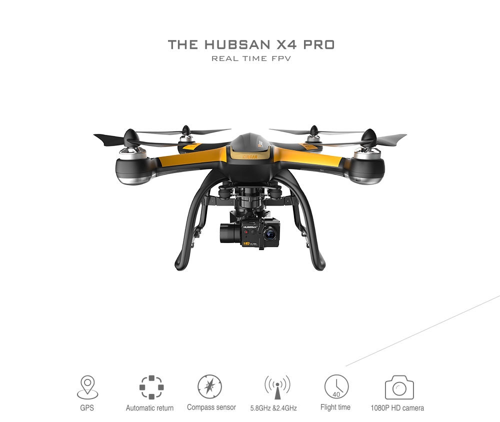 Hubsan X4 Pro H109S 5.8G FPV With 1080P HD Camera 3 Axis Gimbal GPS RC Quadcopter 