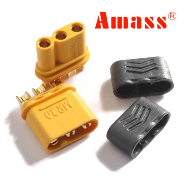 10 Pairs Amass MR30 Connector Plug With Sheath Female & Male