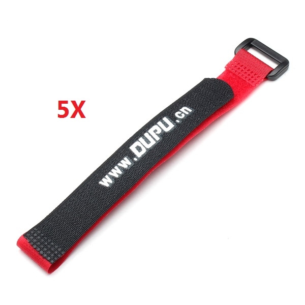 5 PCS 16 cm DUPU Li-Po Battery Fixation Magic Tape Straps For RC Model