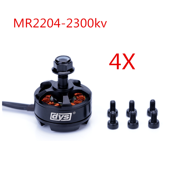 4X DYS MR2204 2300kv Brushless Motor for FPV Racing Quadcopter