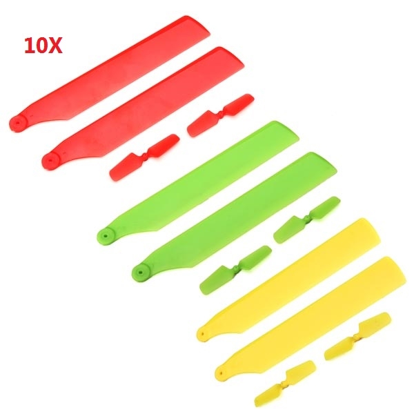 10 Pairs WLtoys V966 V977 V988 V930 XK K100 Mini CP Upgrade Blade Set