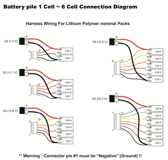 AOK BC168 1-6S 8A Balance Charger with Parallel Charging Board 