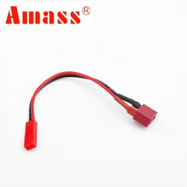 Amass T Plug To JST Plug Battery Adapter with 20AWG 10CM Cable 