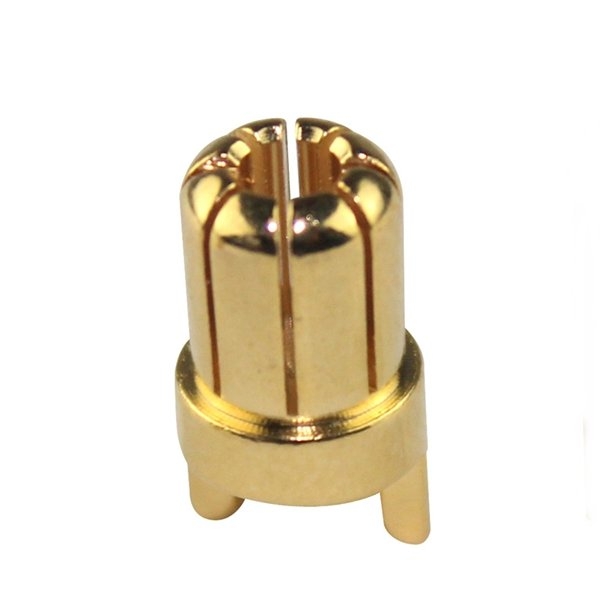 Amass 6.5mm Gold-plated Copper Banana Plug AM-1006C Male & Female 