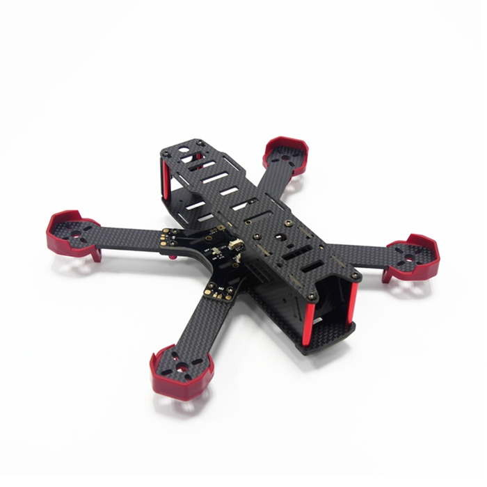 DALRC XR215 Carbon Fiber FPV Racing Frame Kit Built in PDB OSD Buzzer 12V/5V BEC LED Light