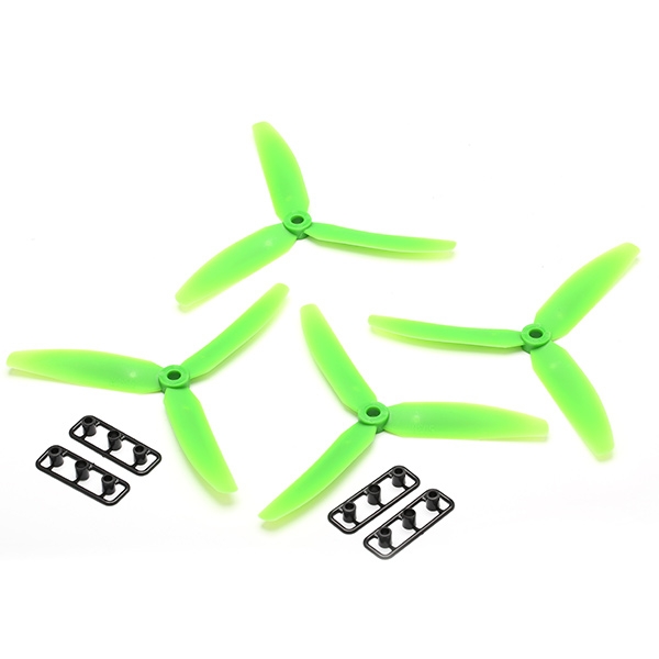 2 Pairs Gemfan 5030 3 Blade Glass Fiber Nylon Propeller CW CCW For 1806 2206 Motors ZMR250 QAV250