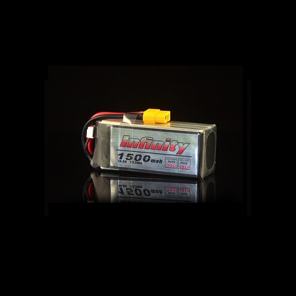 Infinity 4S 14.8V 1500mAh 70C Graphene LiPo Battery XT60 Support 15C Boosting Charge For Racer Drone