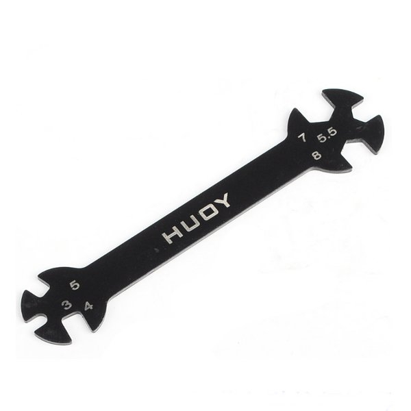 HUOY 5 in 1 3mm 4mm 5.5mm 7mm 8mm Nut Wrench Spanner Tools 