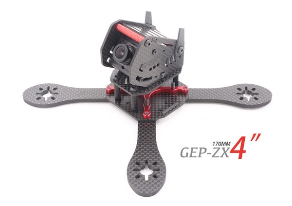 GEPRC GEP-ZX4 170mm 3k Carbon Fiber Frame Kit with 12V 5V PDB Board