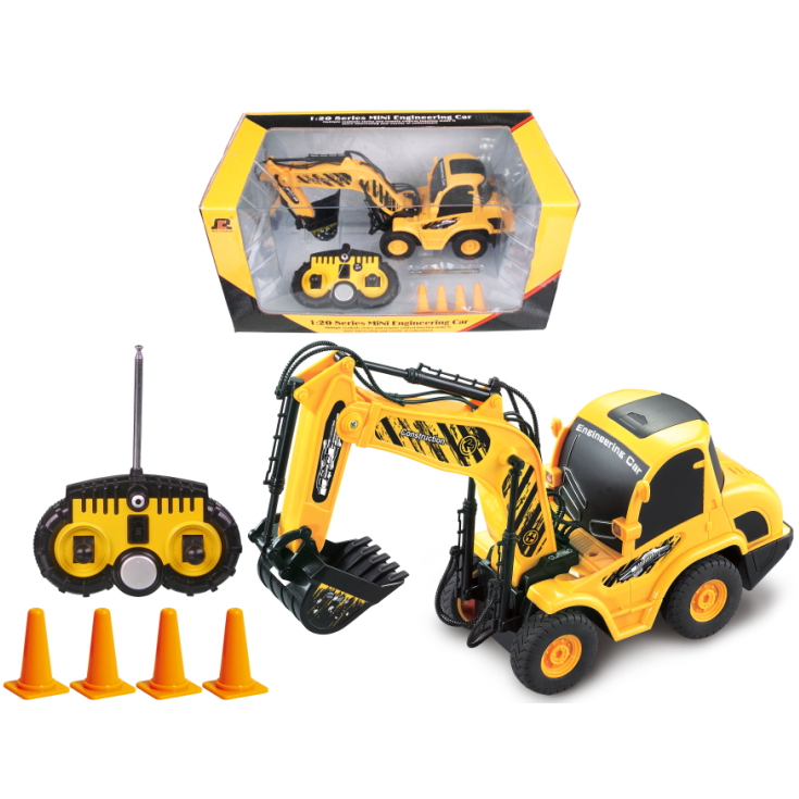 MINI RC Car Toy QINGYI 1:20 6CH RC Digger QY0102 Mini Truck 