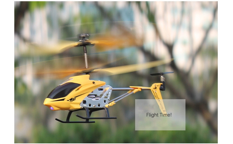 Model King 3.5CH Alloy Mini Remote Control RC Helicopter With Gyro Mode 2