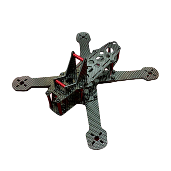 X220 220mm Carbon Fiber Frame kit 4.0mm Arm Thickness with 30 Degree Camera Tilt Base