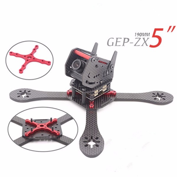 GEPRC GEP-ZX5 190mm 3K Carbon Fiber Frame Kit with 12V 5V PDB Board 