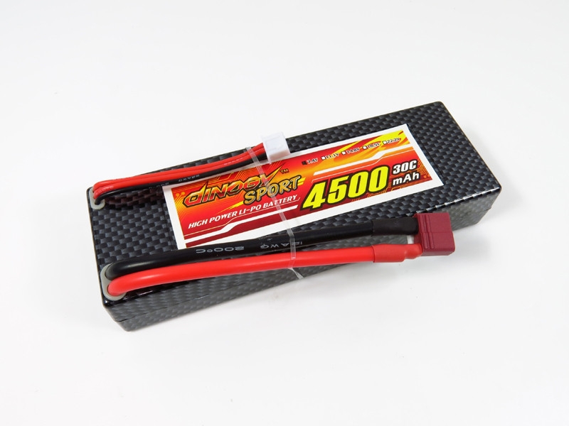 2Pcs Giant Power 1/8 1/10 Model Car 4500mAh 7.4V/2S 30C Li-po Battery