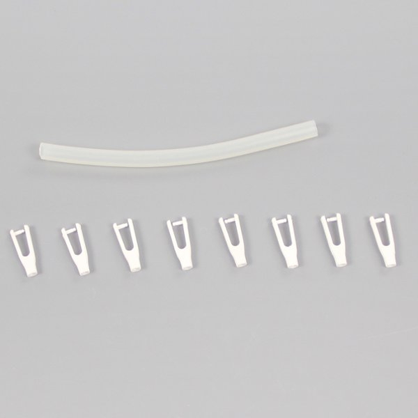 8 Pcs Plastic Zipper For RC Airplane
