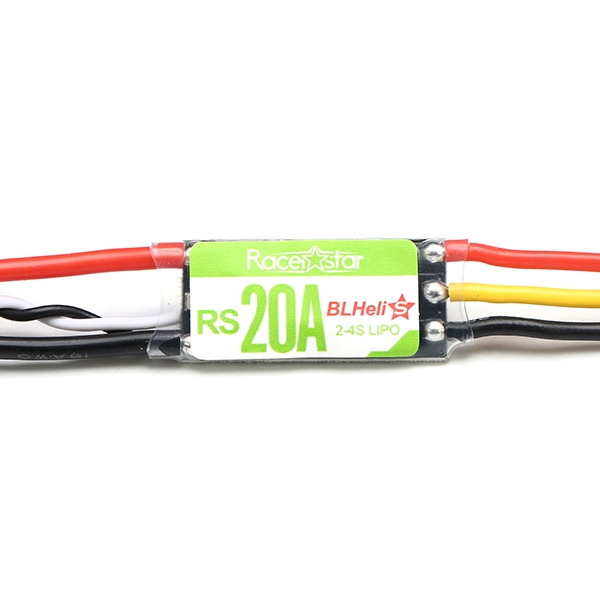 Racerstar RS20A 20A BLHELI_S OPTO 2-4S ESC Support Oneshot42 Multishot for FPV Racing 