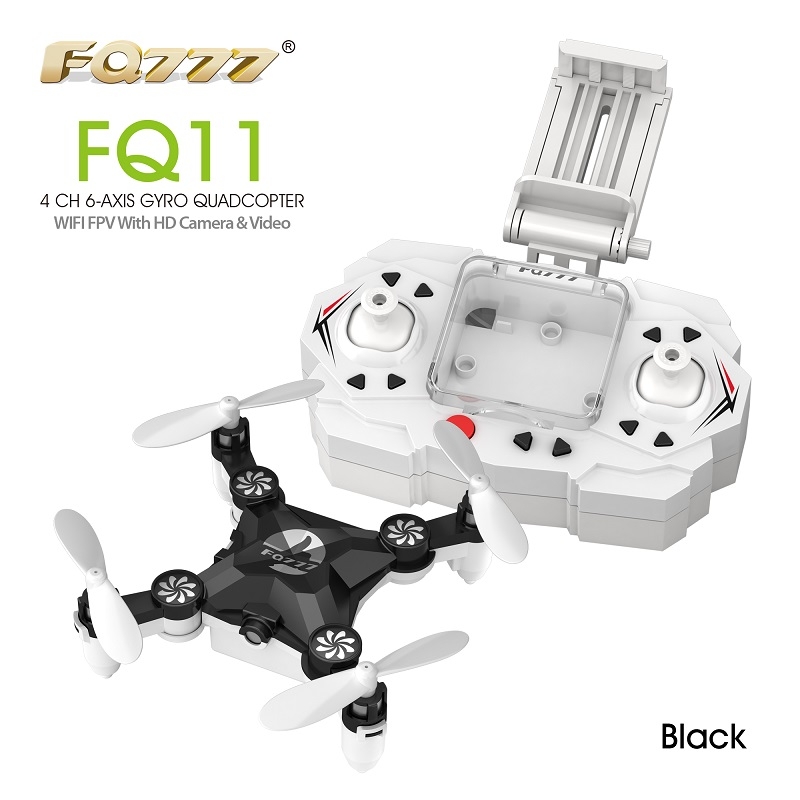 FQ777 FQ11 Wifi FPV With Foldable Arm 3D Mini 2.4G 4CH 6 Axis Headless Mode RC Quadcopter RTF