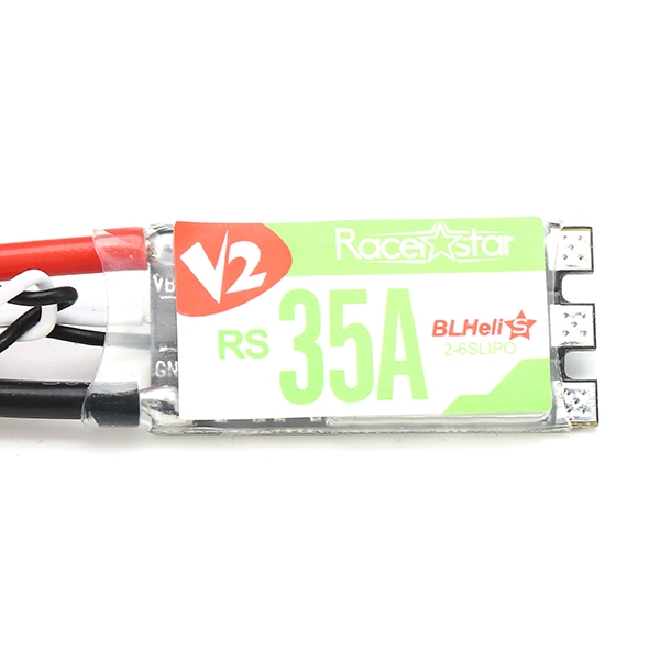 Racerstar RS35A V2 35A BB2 Blheli_S Opto 2-6S ESC Support Oneshot42 Multishot for FPV Racer
