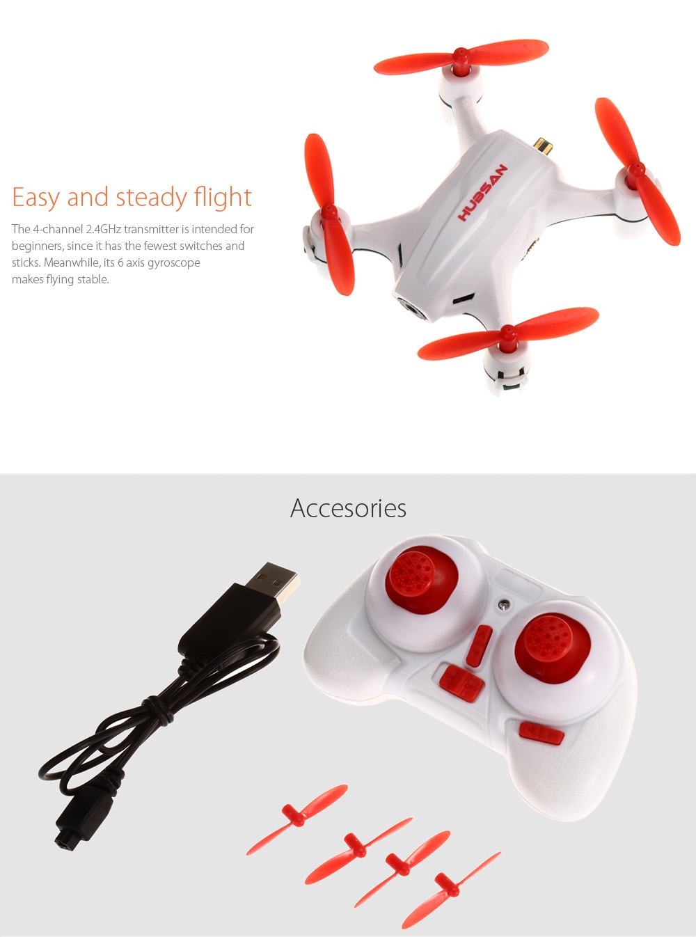 HUBSAN H002 Nano RC Quadcopter