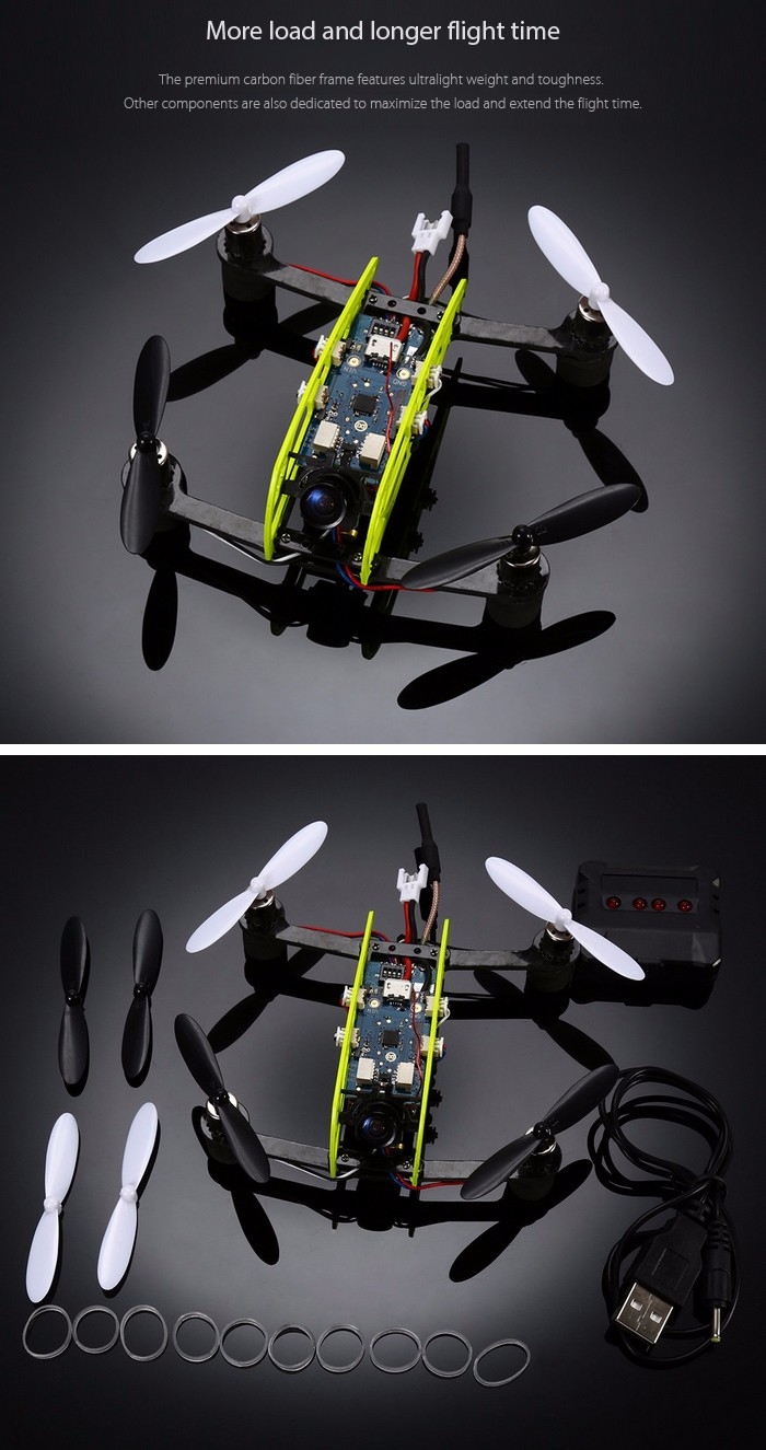 GB104 X4 5.8G FPV Micro RC Quadcopter - BNF