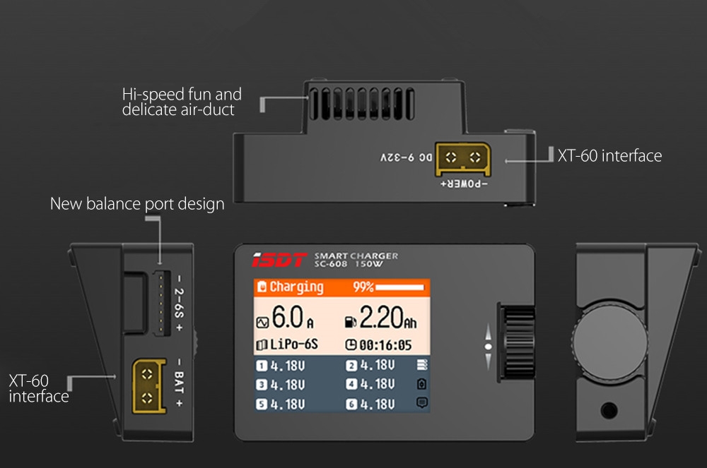 ISDT SC608 150W 8A Balance Charger / Discharger