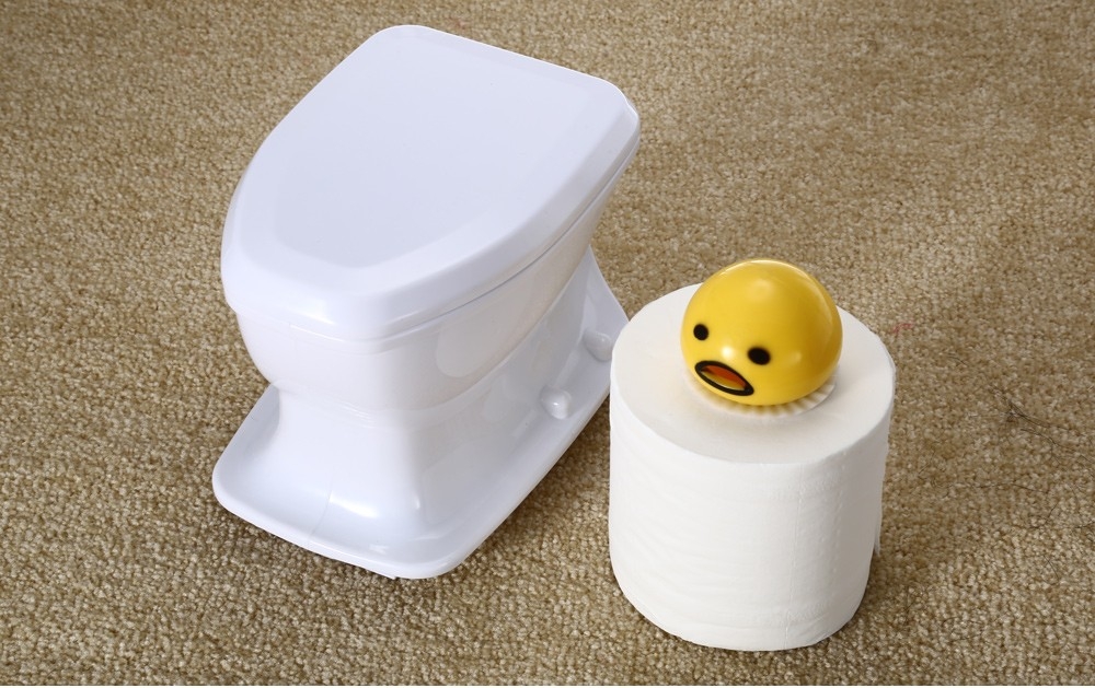 Simulation Mini 27MHz RC Flush Toilet for Party Kid Gift Game