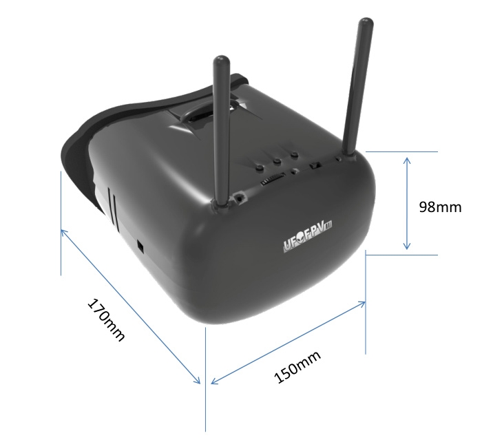 UFOFPV Goggle X3 Head-mounted Goggles