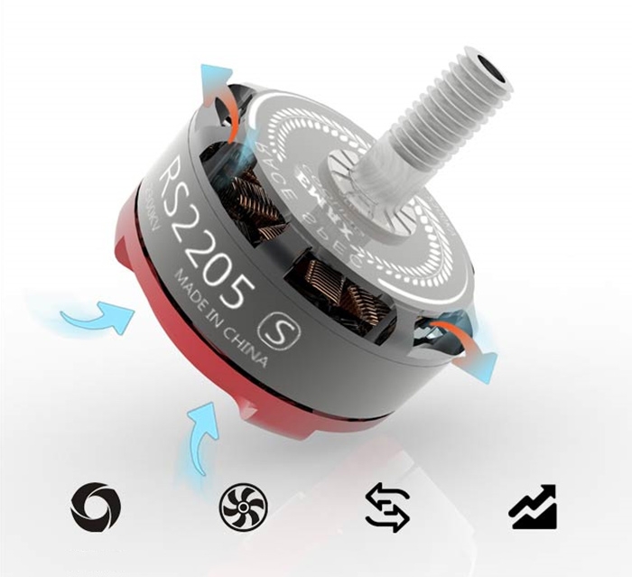 EMAX RS2205 - S 2300KV Brushless Motor