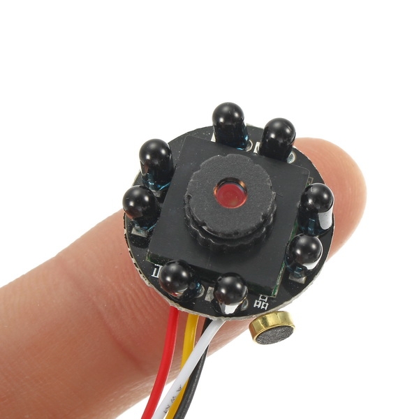 650TVL 1/3 CMOS 3.6mm Wide-angle 120 Degree HD Mini FPV Camera PAL NTSC 3.3-5V