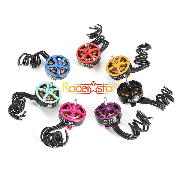 4X Racerstar Racing Edition 1103 BR1103 6500KV 1-2S Brushless Motor Red For 50 80 100 RC Multirotor