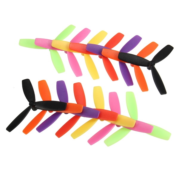 10 Pairs Racerstar R-BN55X3 55mm 3 Blade Propeller Bullnose 1.5mm Mounting Hole For 1103-1106 Motor