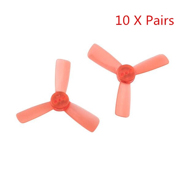 10 Pairs Kingkong 1935 48.26mm 1.5mm Mounting Hole 3-Blade Bullnose Propellers for 90GT Drone