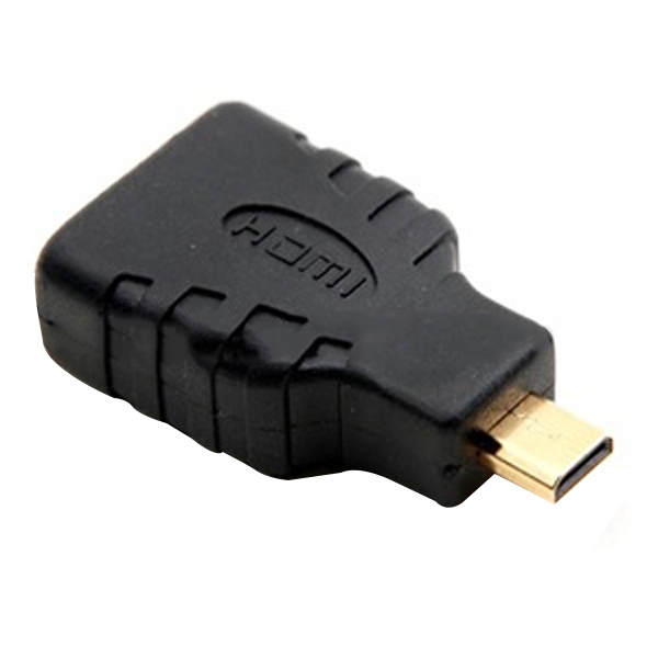 HDMI 1.4 Micro HDMI-D Male to Standard HDMI-A Female Connector Adapter Support 3D WiFi For HD Image