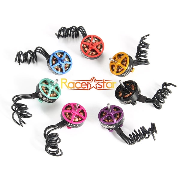 20X Racerstar Racing Edition 1103 BR1103 8000KV 1-2S Brushless Motor Pink For 50 80 100 FPV Frame