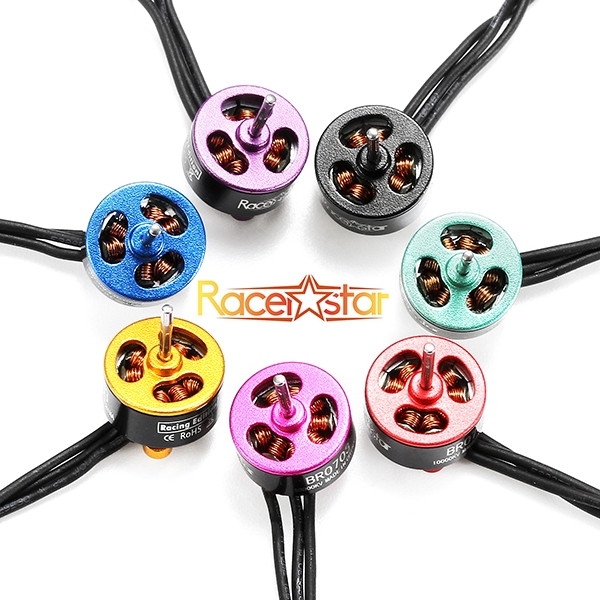 20X Racerstar Racing Edition 0703 BR0703 10000KV 1-2S Brushless Motor Green For 60 80 100 FPV Frame