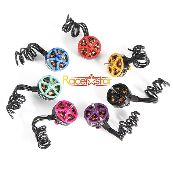 20X Racerstar Racing Edition 1103 BR1103 10000KV 1-2S Brushless Motor Gold For 50 80 100 FPV Frame