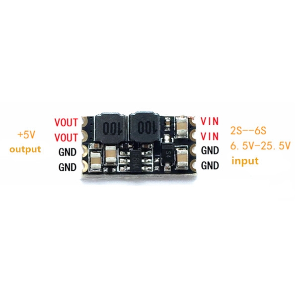 Micro DC-DC Converter Step Down Module BEC 6.5V~25.5V Input 1A Output Current for Multirotor