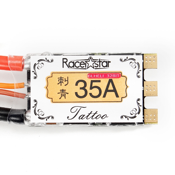 Racerstar TATTO 35A ST BLheli_32Bit 2-5S RaceSpec Brushless ESC Dshot1200 Ready for Racing Drone