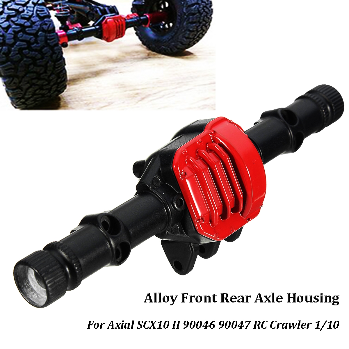 Alloy Front Rear Axle Axial Housing For 1/10 SCX10 II 90046 90047 RC Crawler Car Part