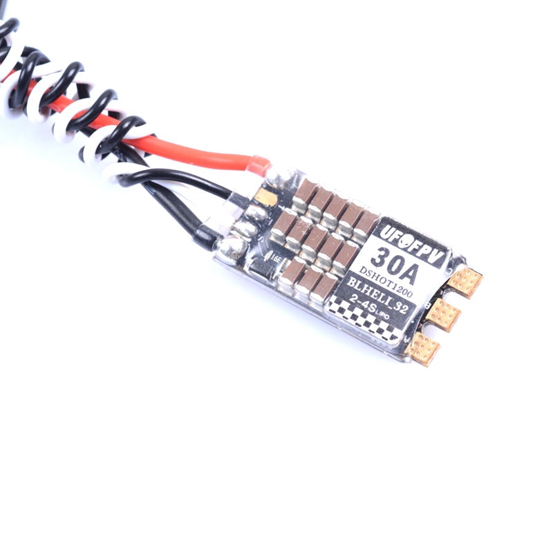 4X UFOFPV 30A 30amp BLHeli_32 2-4S Racing Brushless ESC Dshot1200 Ready