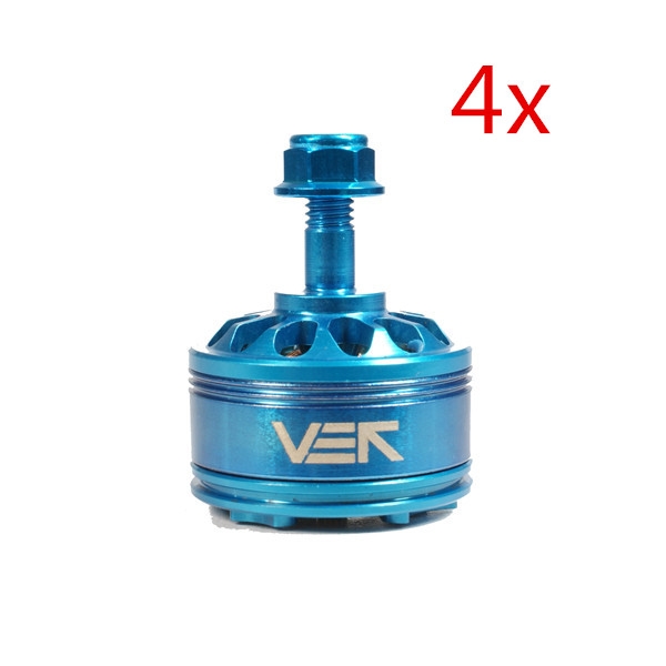 4 PCS Cobra VEK Blue Edition CP2207 2207 2450KV 3-6S Brushless Motor for Racing Drone