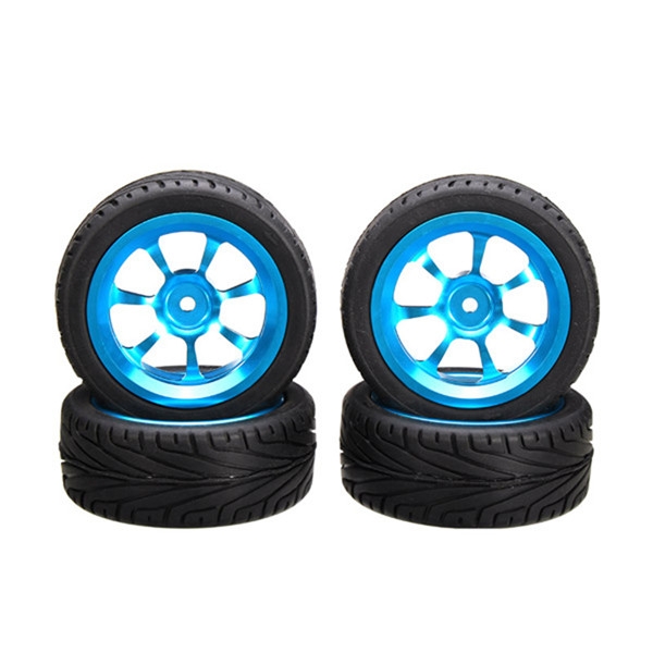 4PCs Wltoys 1:18 A959-B A979-B A959 A969 Alloy Rims and Tires RC Car Wheels 4pcs