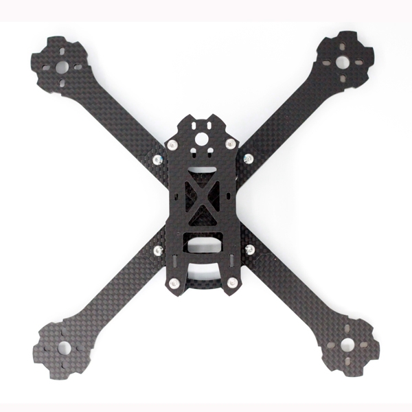 A-MAX X215 215mm Wheelbase 4mm Arm Carbon Fiber FPV Racing Frame Kit 89g