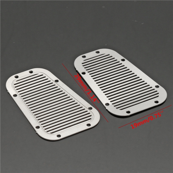 2pcs Metal Hood Air Vent Upgrade Decoration Part For Traxxas 1/10 TRX4 RC Car