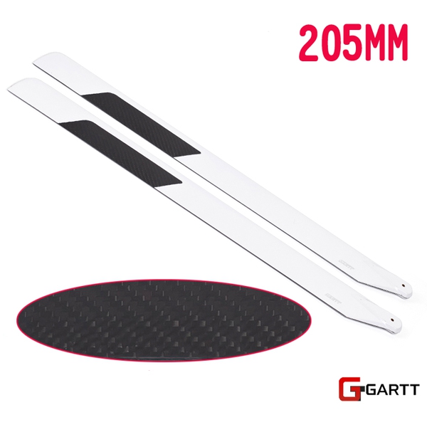 GARTT 250 RC Helicopter Parts Carbon Fiber 205MM Main Blade