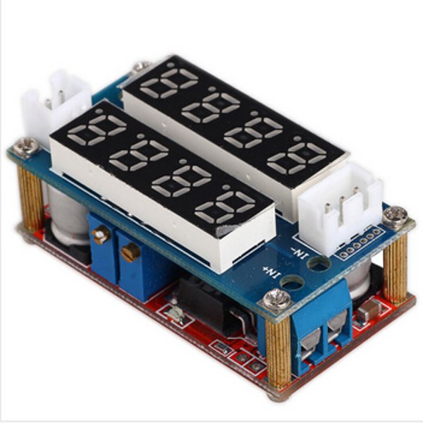 5A Adjustable Voltage Module LED Panel Voltmeter Ammeter