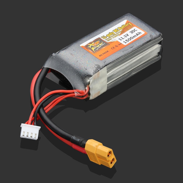 ZOP Power 11.1V 1500mAh 30C Lipo Battery XT60 Plug